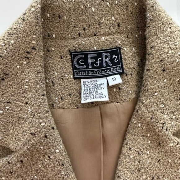 Christian Francis Roth Vintage Cropped Double Breasted Blazer/Jacket - Rare - Picture 4 of 8